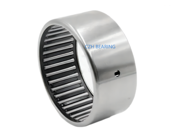 Drawn cup needle roller bearing with oil hole